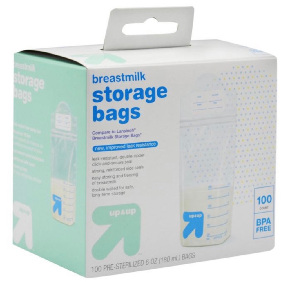 Up & Up 100ct Breastmilk Storage Bags - BPA Free